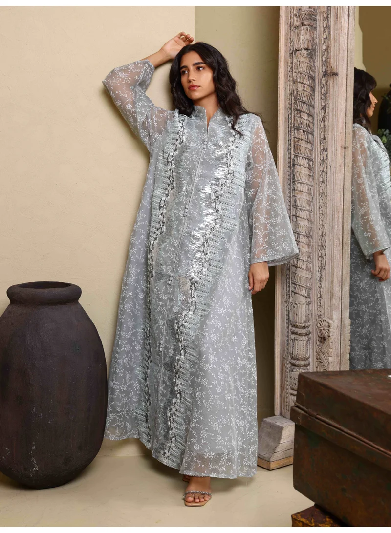 اكسا جلابية نور  أخضر